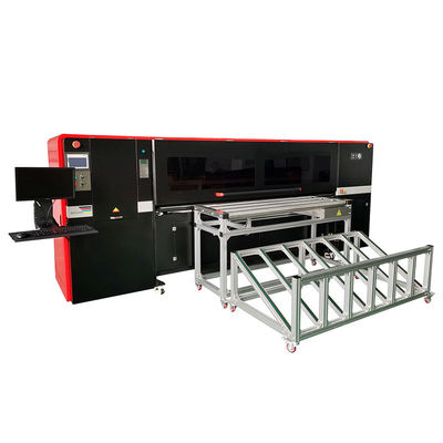 آلة الطباعة الرقمية المموجة عالية السرعة طابعة نفث الحبر الصناعية 600 نقطة في البوصة