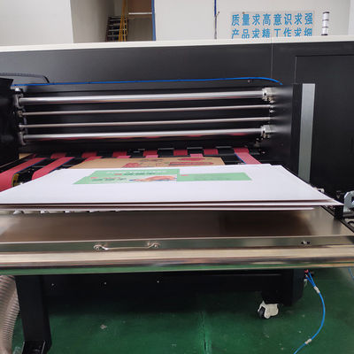 ماكينة الطباعة الرقمية المموجة بمرور واحد ، نفث الحبر CMYK الذكي